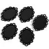 25*18mm Diámetro Interior Piedra del Tiempo Ovalada Base de Aleación Accesorios para Joyería DIY Colgante para Collar C66