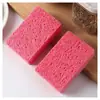 Esponja de algodón de pulpa de madera esponja redonda comprimida de pulpa de madera esponja absorbente para lavar platos estropajo de limpieza paño de cocina al por mayor