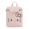2026 Nueva Versión Coreana Hilo de Bordar Gatito Estilo Padre-Hijo para Niños Estudiantes de Primaria y Secundaria Mochila de Doble Hombro Bolsa para Mujer Venta al por Mayor