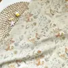 Tecido de Algodão Brocado Estampa Digital Gatinho Vestido Cheongsam Acessórios de Cabelo Hanfu Tecido DIY Feito à Mão