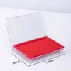 Deli 9864 Caja de Mesa de Impresión Esponja Secado Rápido Mesa de Impresión Grande Secado Rápido Caja de Tinta Roja Caja de Impresión de Sellos Tinta de Impresión Caja de Impresión de Sellos de Oficina