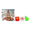 Oceaura Conjunto de Bolas de Banho de Natal Hidratante Fragrância Floral Vegetal Limpeza Corporal Pele Bola de Banho