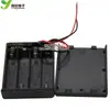 Caixa de bateria para pilhas AA/AAA/7/9V 18650, 1 célula, 2 células, 3 células, 4 células, com tampa e interruptor