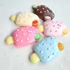 Accesorios de resina para paleta de frutas medianas, pegamento de crema, accesorios para el cabello DIY, colgante para vaso de agua, decoración de hebilla de zapato, material para venta al por mayor