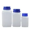 Botella Cuadrada de Reactivo 250ml Tapa Azul Antirrobo Botella Química de Laboratorio Botella de Agente Desatascador de Tuberías 500ml Botella de Reactivo de Boca Ancha