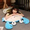 Almohada de Cangrejo Lindo de Dibujos Animados Estudiante Juguete de Peluche Muñeca Cojín para Sofá de Casa Regalo para Niños Soporte Lumbar Venta al Mayoreo