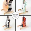 Soporte de Guitarra de Madera Maciza, Soporte de Guitarra Plegable en Forma de A, Adecuado para Guitarra Acústica/Eléctrica, Bajo, Violín, Ukelele