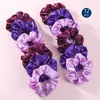 Combinación Transfronteriza de Color Aleatorio Nuevo Estilo Más Vendido Color Sólido Elegante Simple Tela Arte Satín Lazo para el Cabello Accesorio para el Cabello