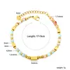 Joias Transfronteiriças Europeias e Americanas, Pulseira de Pérola Imitação de Formato Irregular, Corrente Emendada, Estrela de Oito Pontas com Acessórios de Diamante, Pulseira de Contas de Concha