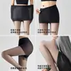 Medias negras de doble capa para mujer, transparentes y sexys, con efecto tono piel, y diseñadas para mantenerse en su lugar sin resbalarse. Nuevo estilo 2026, perfecto como capa base