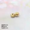 Ouro Mate 18K Cobre Envolvido Areias Douradas Triângulo Retrô Grande Furo Contas Método Antigo Dourado Fio DIY Colar Pulseira Contas Contas Soltas