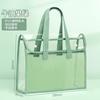 Bolsa Tote Espessa Bolsa para Documentos A4 Transparente Impermeável Durável Bolsa de Armazenamento para Papéis de Prova de Estudante, Materiais de Reforço, Lição de Casa e Livros