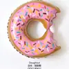 Fiesta Nueva Boda Cumpleaños Decoración Rosquilla Globo Película de Aluminio Campo Círculo Hamburguesa Comida Mexicana