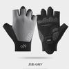 Guantes de Ciclismo de Verano de Secado Rápido Transpirables para Hombre Resistentes al Desgaste Amortiguadores de Impactos para Bicicleta de Medio Dedo Deportivos Antideslizantes Finos para Bicicleta de Carretera para Mujer