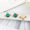 Accesorios de Joyería de Aleación de Zinc Goteando Aceite Verde Creativo DIY Pulsera Collar Llavero Estrella Sirena Colgante Pequeño