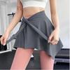 Falda Base de Una Pieza para Yoga que Cubre la Cadera Falda Cubriente Falda de Fitness para Mujer Anti-deslizamiento Cubre Cadera Cortina de Pedos
