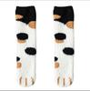 Calcetines mujer medio caña terciopelo sin pelusa otoño e invierno Calcetines pata de gato engrosados cálidos media pantorrilla calcetines de suelo calcetines de felpa fábrica al por mayor