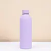 Botella de Acero Inoxidable 304 de Cuello Recto y Boca Pequeña Estilo Americano Transfronteriza Botella de Agua Deportiva al Vacío Termo para Coche Montado en Exteriores Botella de Agua Venta al por Mayor