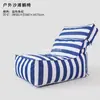 Sofá Perezoso de Playa para Exteriores Silla Lounge Impermeable Saco de Frijol de Respaldo Alto Silla de Ocio para Playa, Piscina, Camping