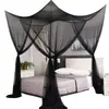 Mosquitero para Uso en Casa, No Requiere Instalación, Dosel Cuadrado de Gasa en Cuatro Lados, Mosquitero Moderno Simple Estilo Palacio Desmontable Universal Anti-Mosquitos