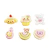 Acessórios fofos de resina Sanrio arco-íris brilhante material para patch de aplicação em gel de creme DIY para geladeira capa de celular atacado