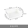 Cesta de armazenamento de plástico, caixa de armazenamento de lanches para mesa, porta-armazenamento, cesta de armazenamento, cesta de armazenamento retangular, cesta de banho
