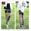 Calcetines altos hasta la rodilla de pimiento rojo para mujer, finos, antienganches, de seda, duraderos, antideslizantes, negros, antideslizantes, estilo JK