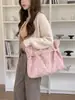 68294 Bolso de lona con estampado de estrellas estilo universitario, diseño coreano, gran capacidad, casual y adecuado para ir al trabajo, para estudiantes mujeres