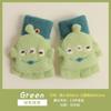 Guantes cálidos de felpa para invierno para niños, guantes de medio dedo con solapa para bebé para niños y niñas, cinco dedos, engrosados para otoño e invierno