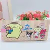 Estuche de Lápices de Dibujos Animados Lindo Bolsa de Papelería con Cremallera Plana de PU Bolsa de Papelería Portátil para Estudiantes Caja de Lápices