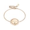 Pulsera Popular Transfronteriza de Diamantes Reales para Mujer, Pulsera de Estrella de Alta Gama, Moderna y Versátil, Pulsera de Acero Inoxidable que No se Desvanece al por Mayor