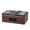 Calentador de buffet, calentador de alimentos eléctrico, estufa de buffet, calentador visible con tapa abatible, olla para calentar el desayuno de cafetería de hotel