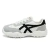 C9012 Zapatillas Deportivas Antideslizantes de Cuero para Mujer Modelo Nuevo 2026 Suela Suave Cómodas Zapatos Casuales para Exteriores
