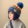 Gorro de bebé para otoño e invierno, gorro de pingüino, gorro de lana para niños, gorro de punto cálido de invierno para bebés niñas, a prueba de viento