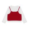 Camiseta de Manga Longa para Meninas 'Irmãzinha Doce', Novo Estilo de Outono para Meninas, Roupa de Outono Infantil, Camada Base para Meninas para o Outono