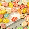 Pulsera de Cuentas de Cerámica para Niña Estudiante Tejido Estilo Antiguo Joyería de Nube Suministro para Transmisión en Vivo Jingdezhen Agujero Grande DIY