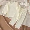 Pijama Infantil, Algodón Puro, Clase A, Niños y Niñas, Ropa de Casa Ligera de Verano, Ropa para Bebé con Aire Acondicionado, Conjunto Separado