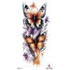 Impermeable pequeño tatuaje de brazo completo pegatina símbolo tótem animal calavera en stock al por mayor pegatina de tatuaje de texto