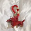 Atacado Em Estoque Pingente de Cachorro Dachshund Pequenos Acessórios de Couro Charms de Bolsa Desenho Animado Fofo Chaveiro de Couro com Desenho Animado