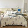 Juego de Cama Jacquard de Hilo Doble Personalizado Transfronterizo de Cuatro Piezas, Algodón Xiaozhu de Tres Piezas, Ropa de Cama Fresca con Estampado Floral para Dormitorio de Estudiantes