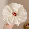 Diadema de lazo de encaje de moda, banda para el cabello extragrande estilo coreano, delicado patrón floral, perfecta para crear un peinado de moño