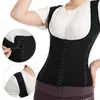 C Chaleco Transpirable de Tirantes Cruzados con Soporte para el Busto Ceñido a la Cintura Soporte de Espalda Moldeador Corporal para Fitness Protector de Cintura Banda Estrecha para Apretar el Abdomen Ropa Moldeadora con Cierre de Hebilla Delgada