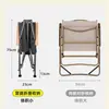 Silla plegable Kermit, Silla portátil ultraligera, Silla plegable para exteriores, Sillón reclinable, Taburete de almacenamiento para playa, picnic, camping, pesca