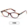 Nova Armação de Óculos Retrô Nerd Estilo M em Acetato Cat-Eye para Mulheres, Armação Pequena Oval, Óculos com Bloqueio de Luz Azul Bc2112