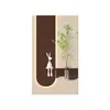 La pintura y escultura en arenisca de la Galería de Arte Qiaojia es una pintura decorativa para el vestíbulo de entrada, adecuada para cultivar plantas verdes, y cuenta con una pared de fondo iluminada.