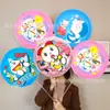 Globo de película de aluminio de dibujos animados sosteniendo 18 pulgadas apertura escolar de jardín de infantes centro comercial 61 juguetes para niños para empujar pequeños regalos
