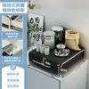 Estante de almacenamiento de cápsulas de café al por mayor estilo ins feng shui para barra de escritorio tipo cajón doble capa base de estante para café