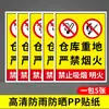 2026 Nueva Versión Señal de No Fumar Estrictamente Prohibido Señal de Fuego y Llama Placa de Aluminio de Seguridad Contra Incendios Película Reflectante Almacén Pesado