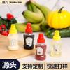 Mini Frasco de Molho Plástico Squeeze Frasco de Molho Estilo Japonês Squeeze Frasco de Tempero Grau Alimentício Portátil Frasco Recarregável Frasco de Molho de Soja