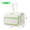 Caja Carrito para Mascotas Doble Capa Bolsa para Salir con Dos Gatos Transpirable Primavera y Verano Carrito para Salir con Perro Gran Capacidad Plegable